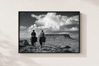 Two Riders, Big Sky, framed