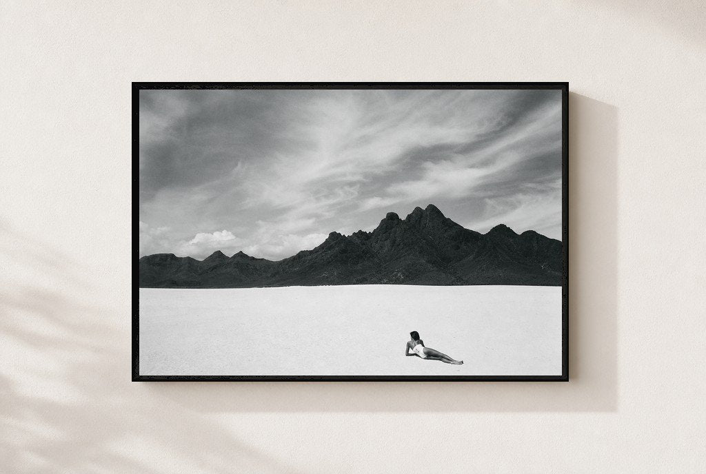 Sleeping Islands, framed