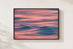Pink Tide, framed