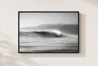 One Clean Wave, framed