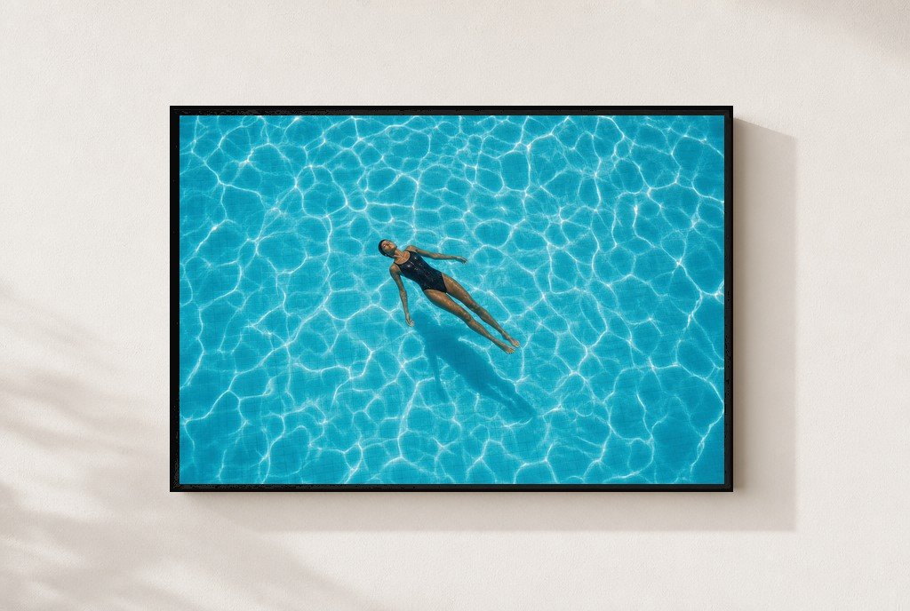 Float and Forget, framed