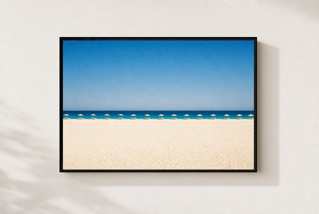 Parasol Mirage, framed