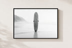 Longboard at Low Tide, framed