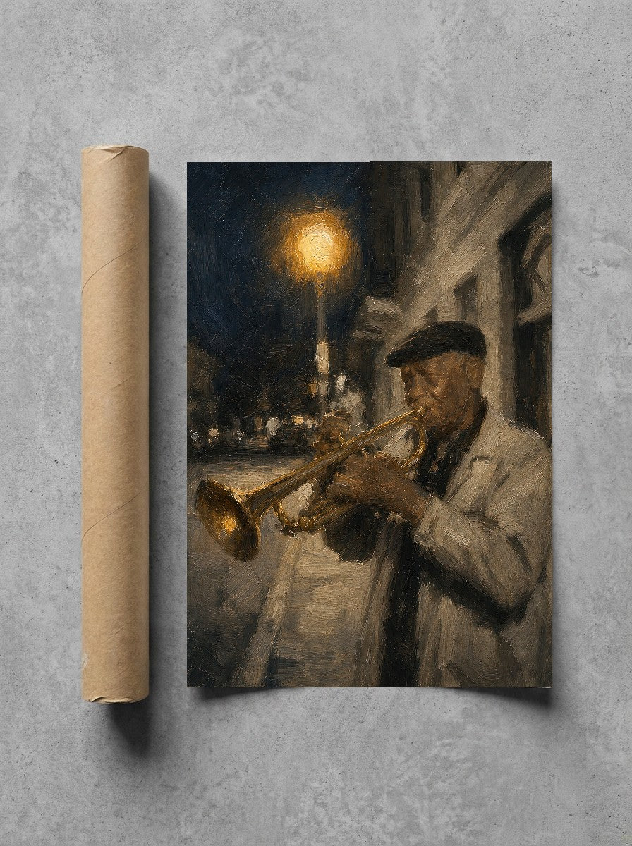 Three in the Morning, print and shipping tube