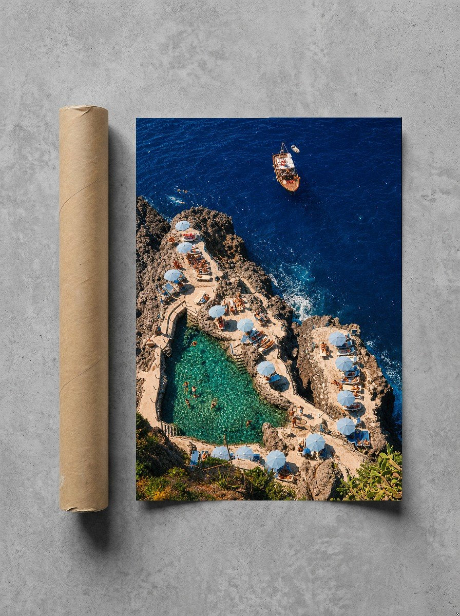 Cliffside Reservation, print and shipping tube