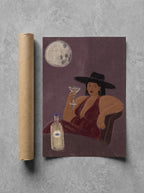 Martini, No Olives, print and shipping tube