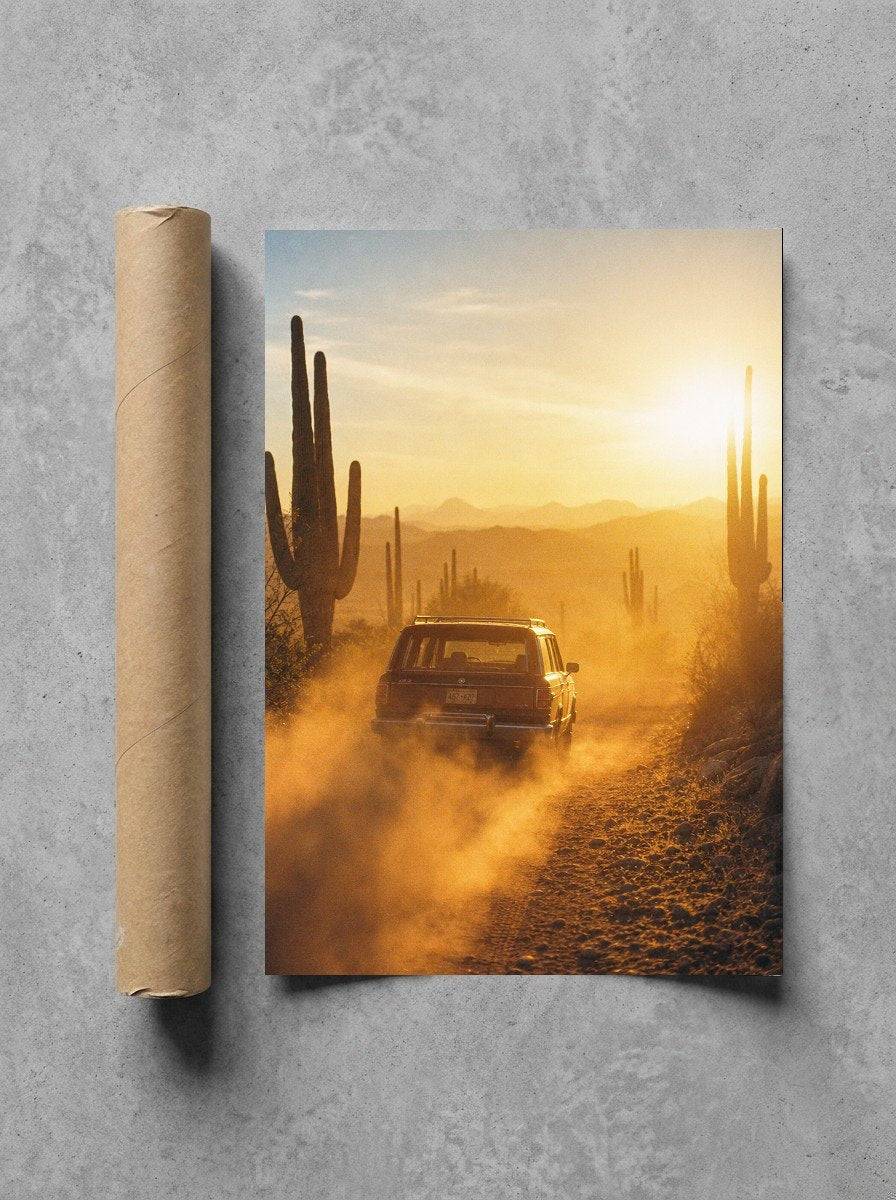 Dust and Gold, print and shipping tube