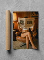 Front Page, Bare Feet, print and shipping tube