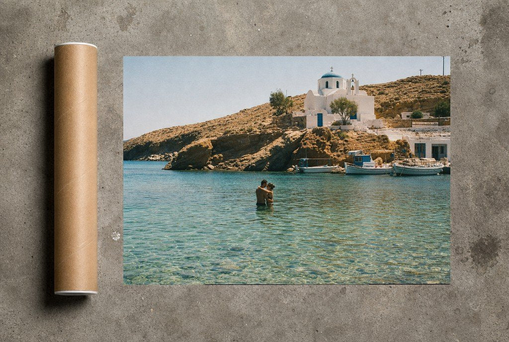 Aegean Whitewash, print and shipping tube