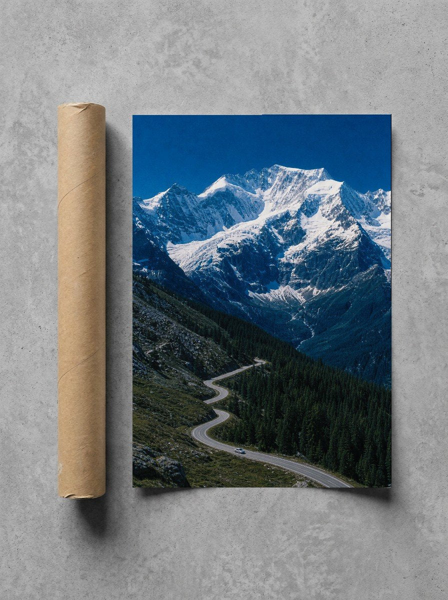 The Alpine Pass, print and shipping tube