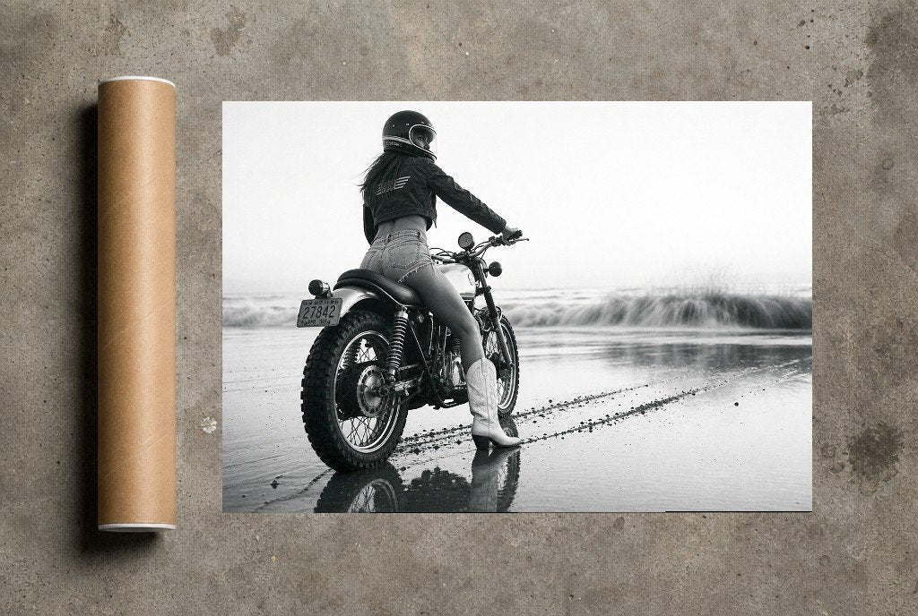 Salt and Throttle, print and shipping tube