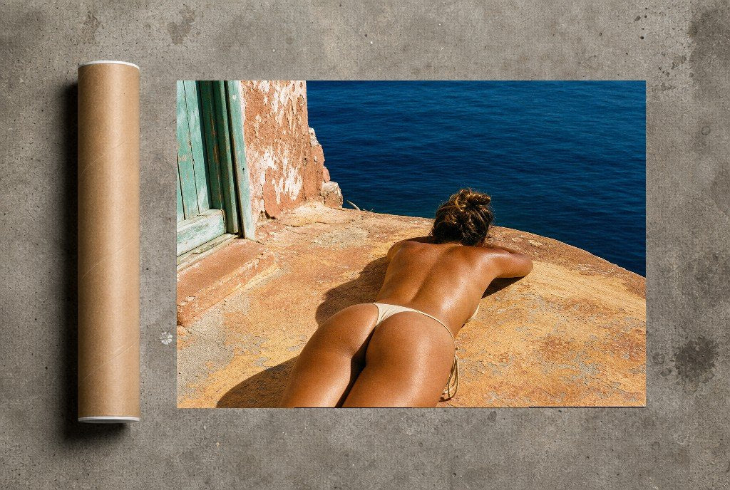 Sun on the Ledge, print and shipping tube