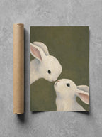 Two Rabbits, Olive rolled in a Drunk Dame shipping tube, ready to ship.