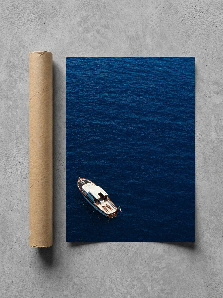 Sail Past the Stacks, print and shipping tube