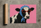 Gingham and Cat-Eyes rolled in a Drunk Dame shipping tube, ready to ship.