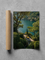 Yellow on the Bend, print and shipping tube