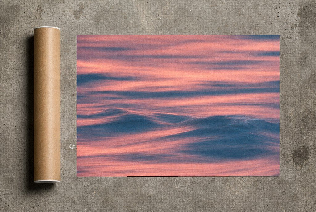 Pink Tide, print and shipping tube