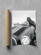 Snow Behind the Wheel, print and shipping tube