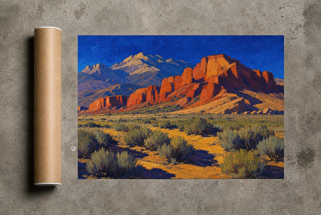 Far Range, print and shipping tube