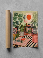 Too Many Plants, Just Enough, print and shipping tube