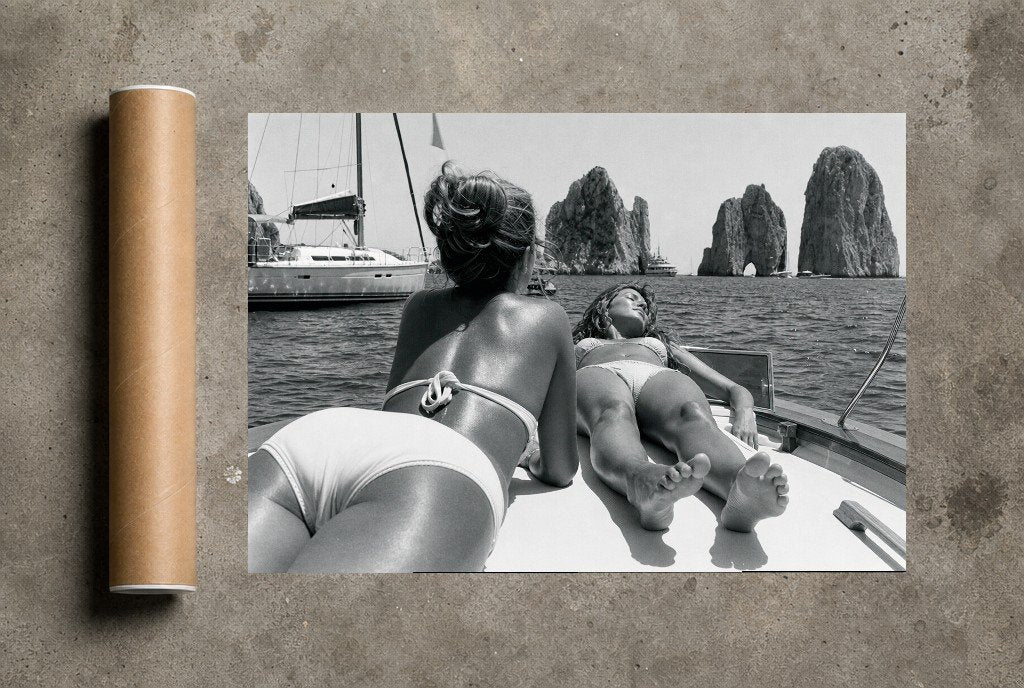 Faraglioni from the Bow, print and shipping tube