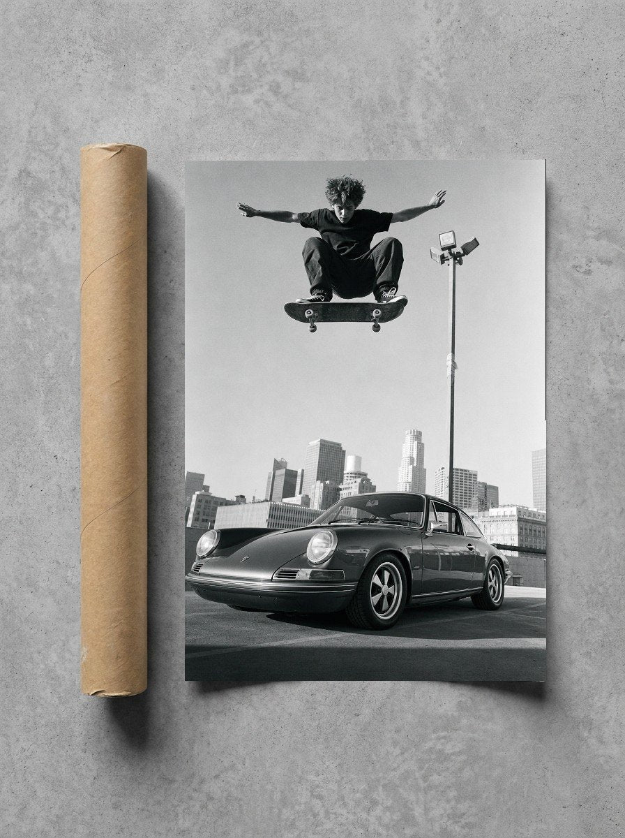 Hang Time, print and shipping tube