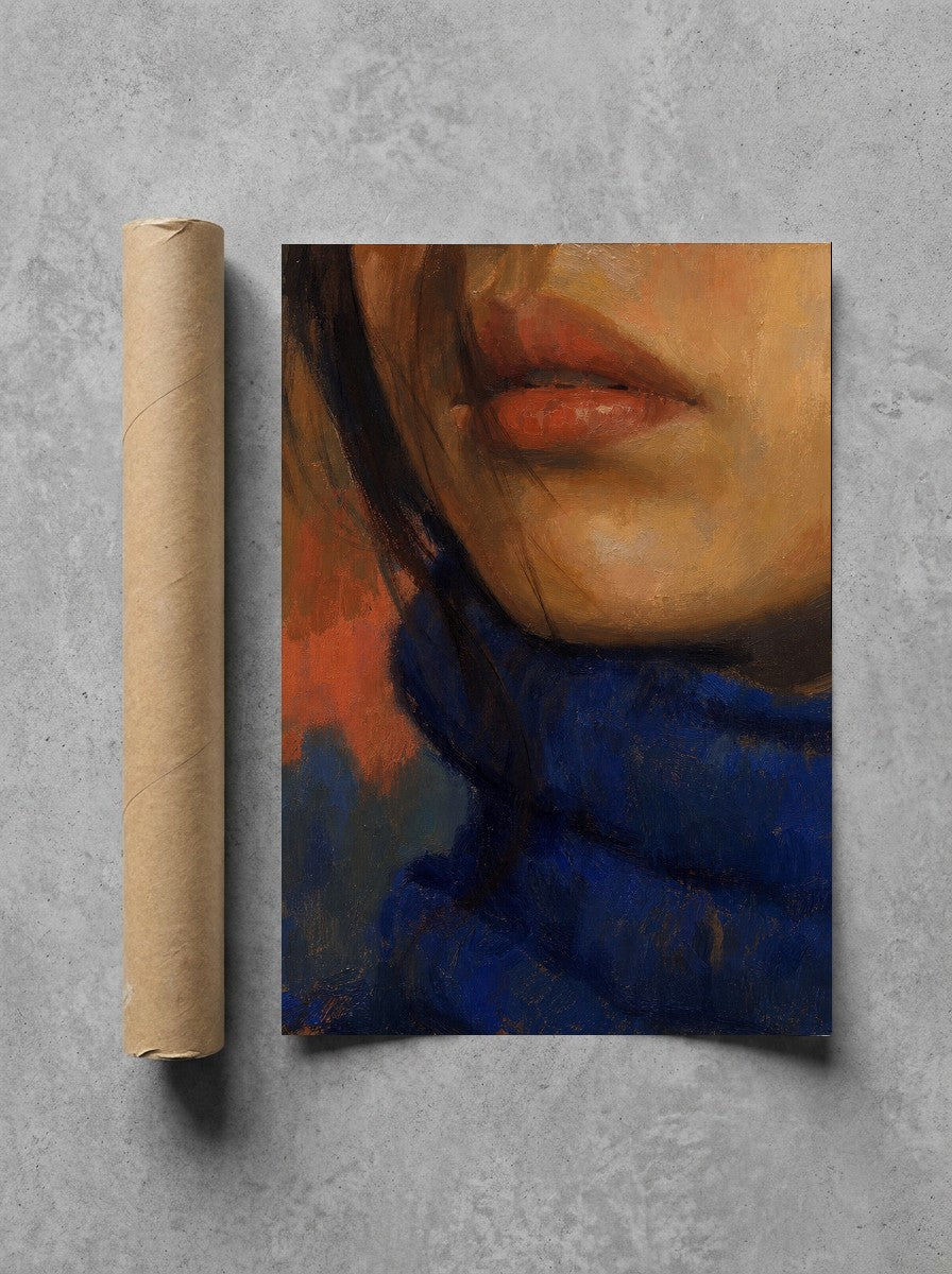 Turtleneck Weather, print and shipping tube