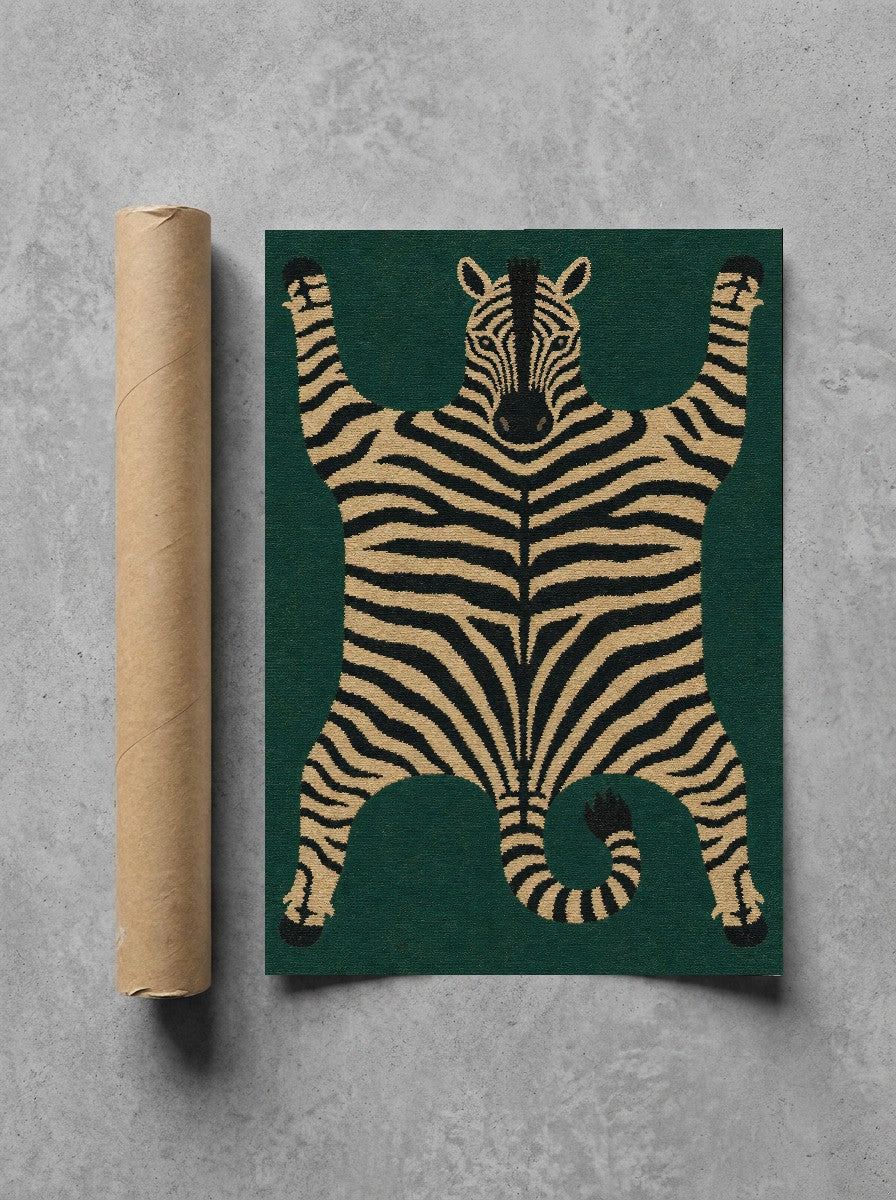 Tiger Skin, Faux Obviously, print and shipping tube
