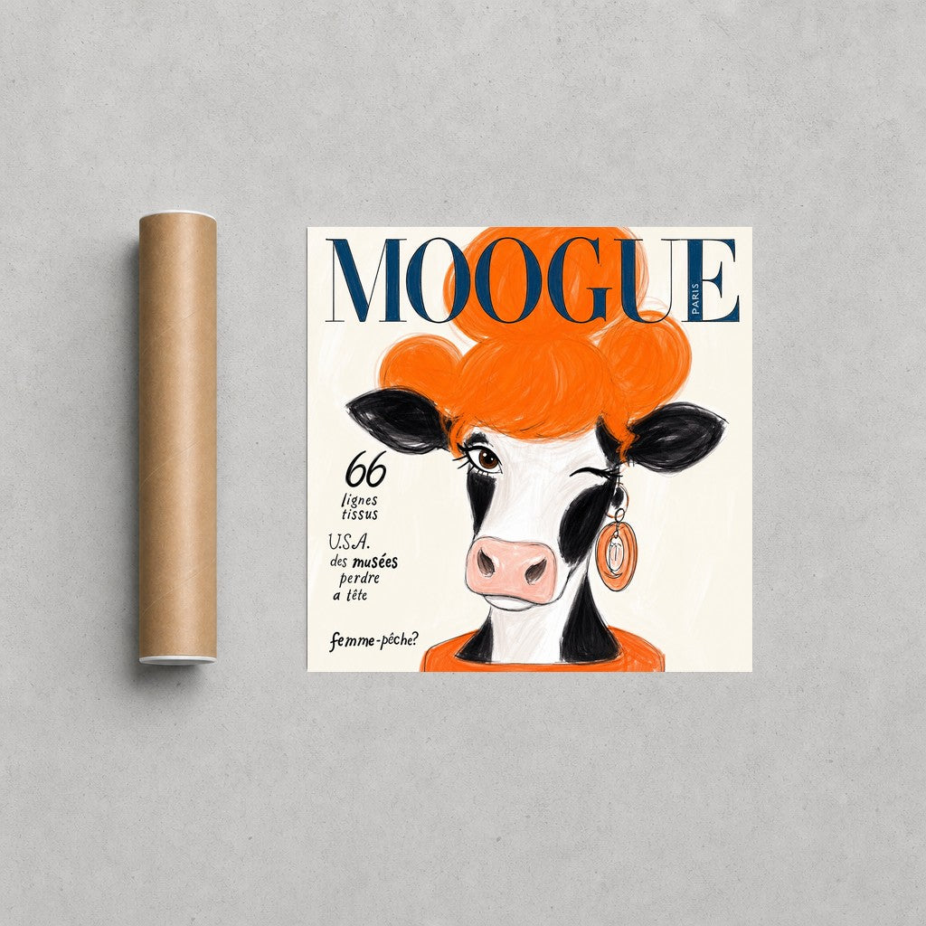 MOOGUE Paris rolled in a Drunk Dame shipping tube, ready to ship.