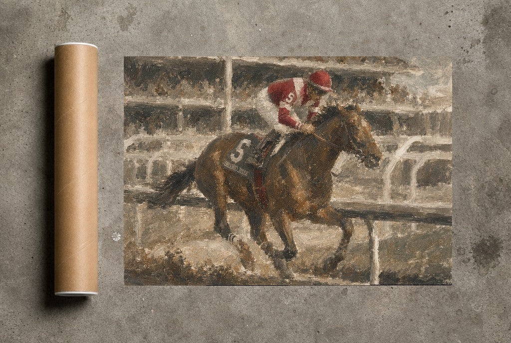 Into the Turn, print and shipping tube