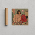 Doomscrolling, Together, print and shipping tube