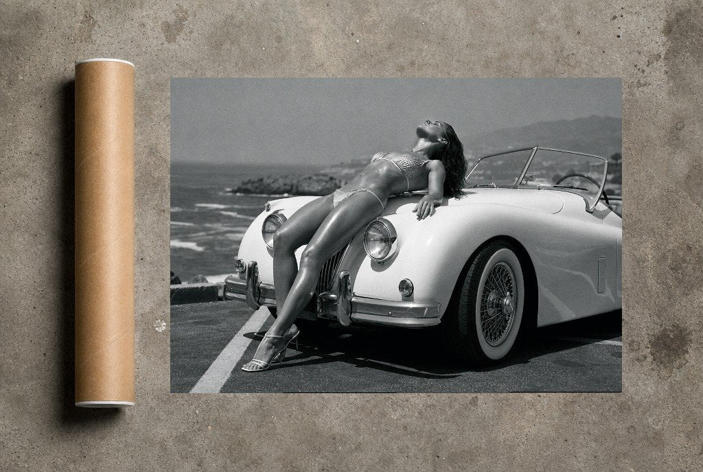 Roadster, Coastline, print and shipping tube