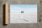 Salt Flat Solitaire, print and shipping tube