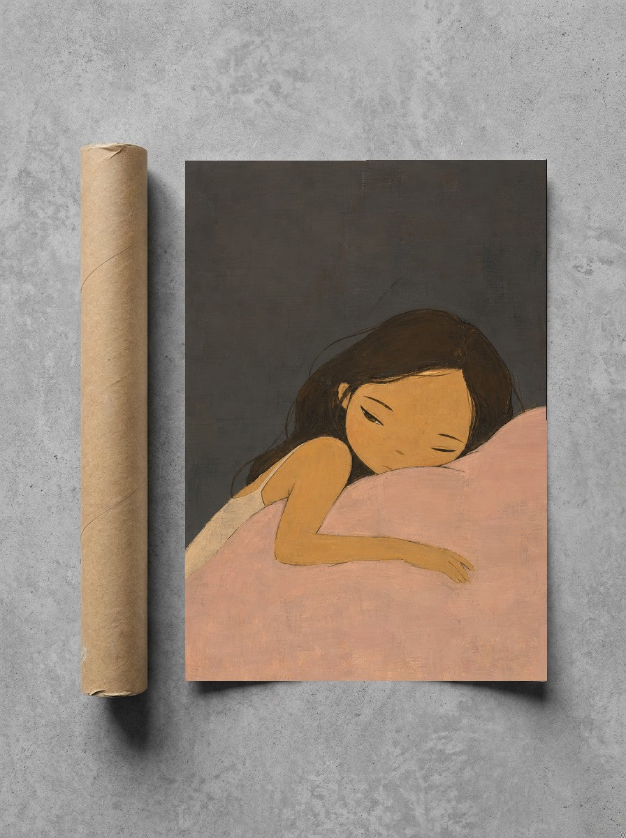 Spilled Roses, print and shipping tube