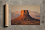 Red Mesa Hour, print and shipping tube