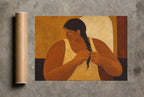 The Long Plait, print and shipping tube