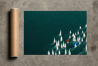 One Red Sail, print and shipping tube