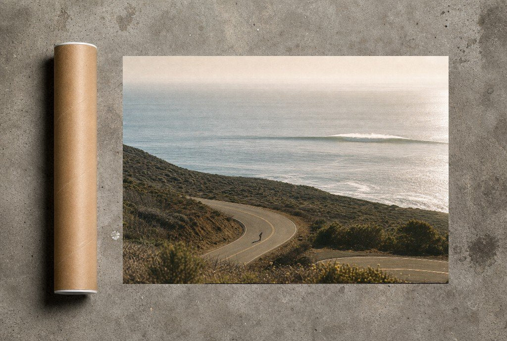Road to the Swell, print and shipping tube