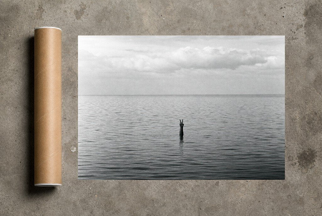Two Up From the Deep, print and shipping tube