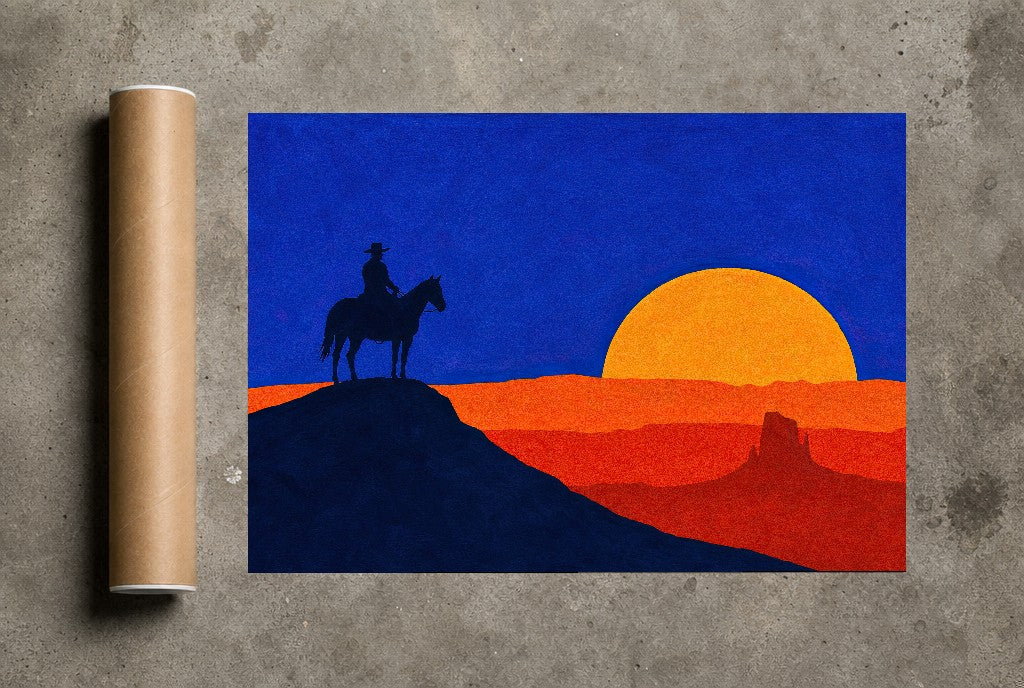 Last One on the Ridge, print and shipping tube