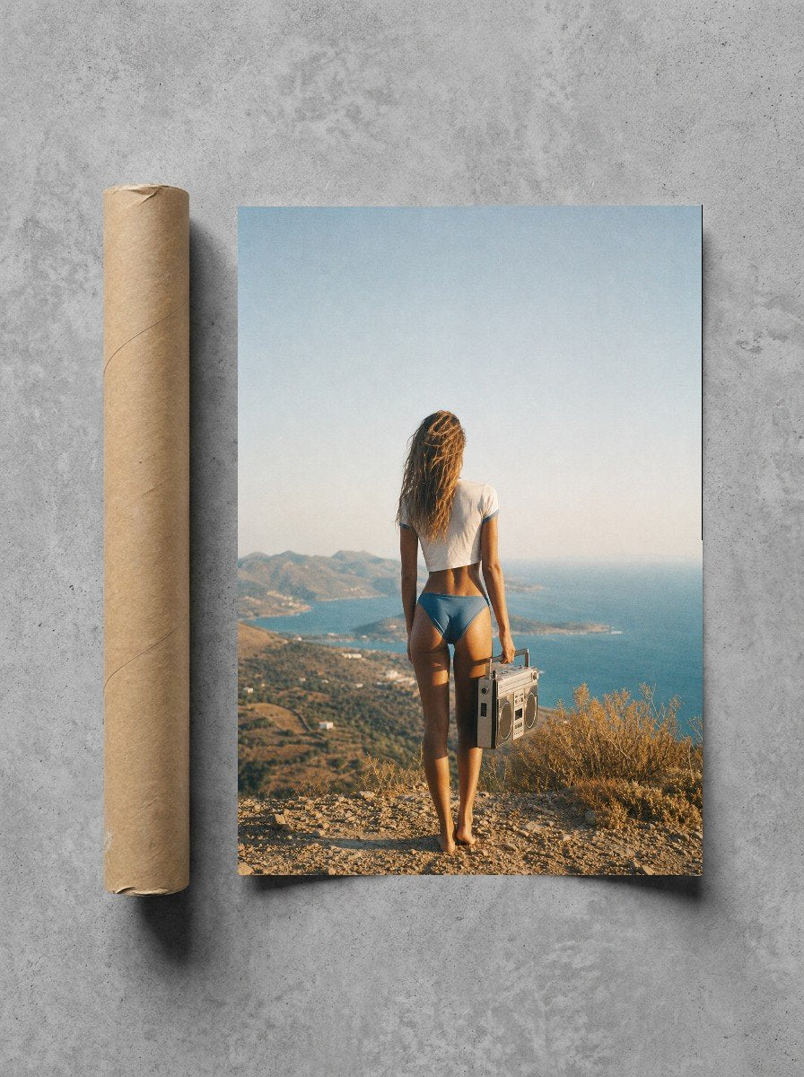 Volume Up, Hilltop, print and shipping tube