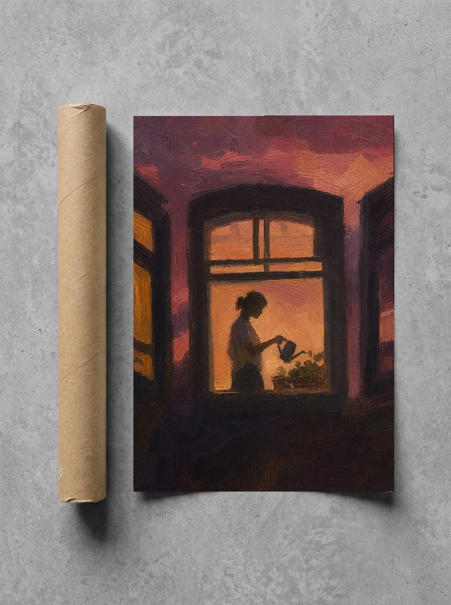 Rose Dusk, Plants, print and shipping tube