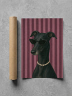 Greyhound, Pearls rolled in a Drunk Dame shipping tube, ready to ship.