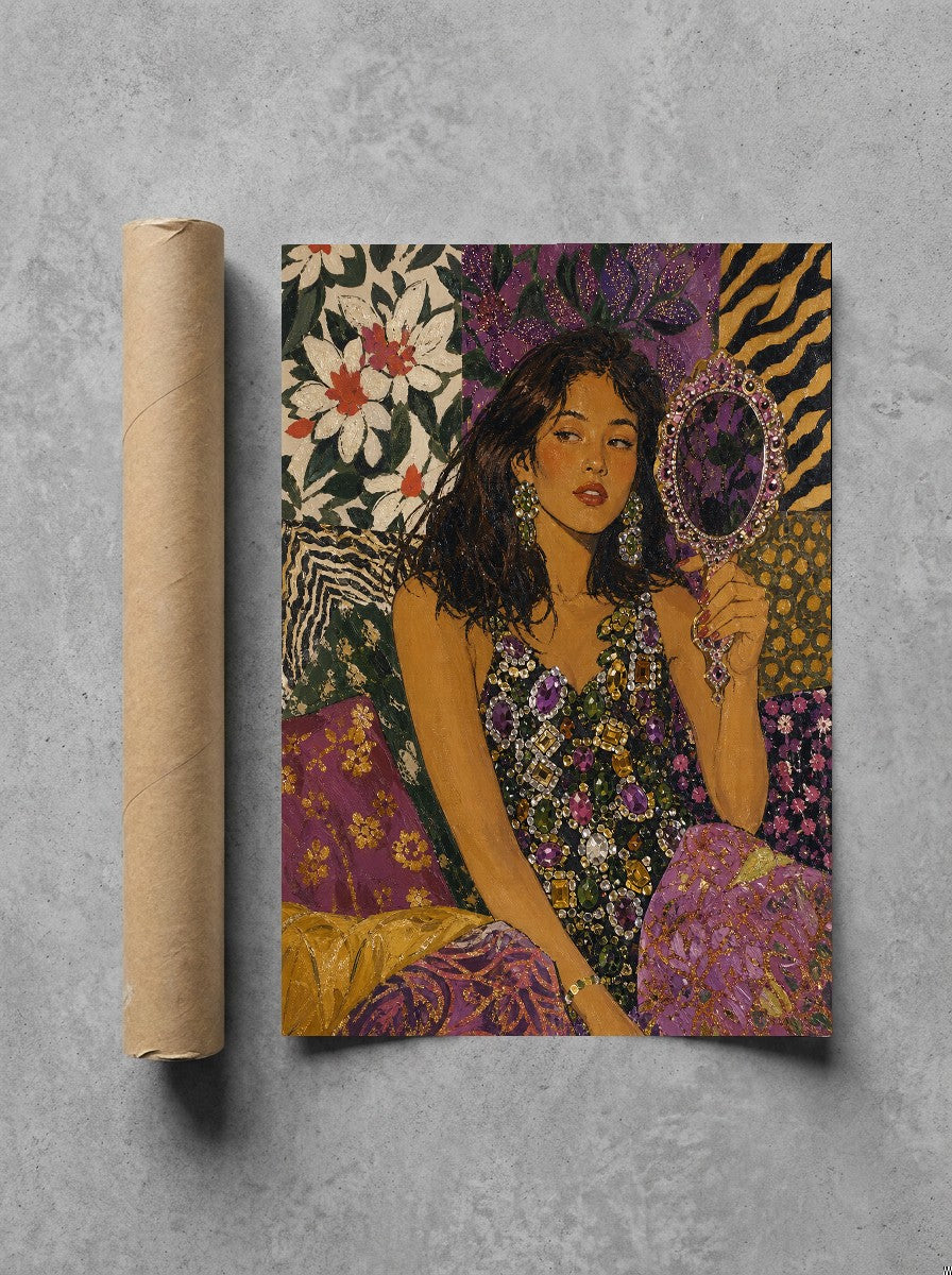 Still Gorgeous, Obviously, print and shipping tube