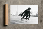 Skate, Tower Behind You, print and shipping tube