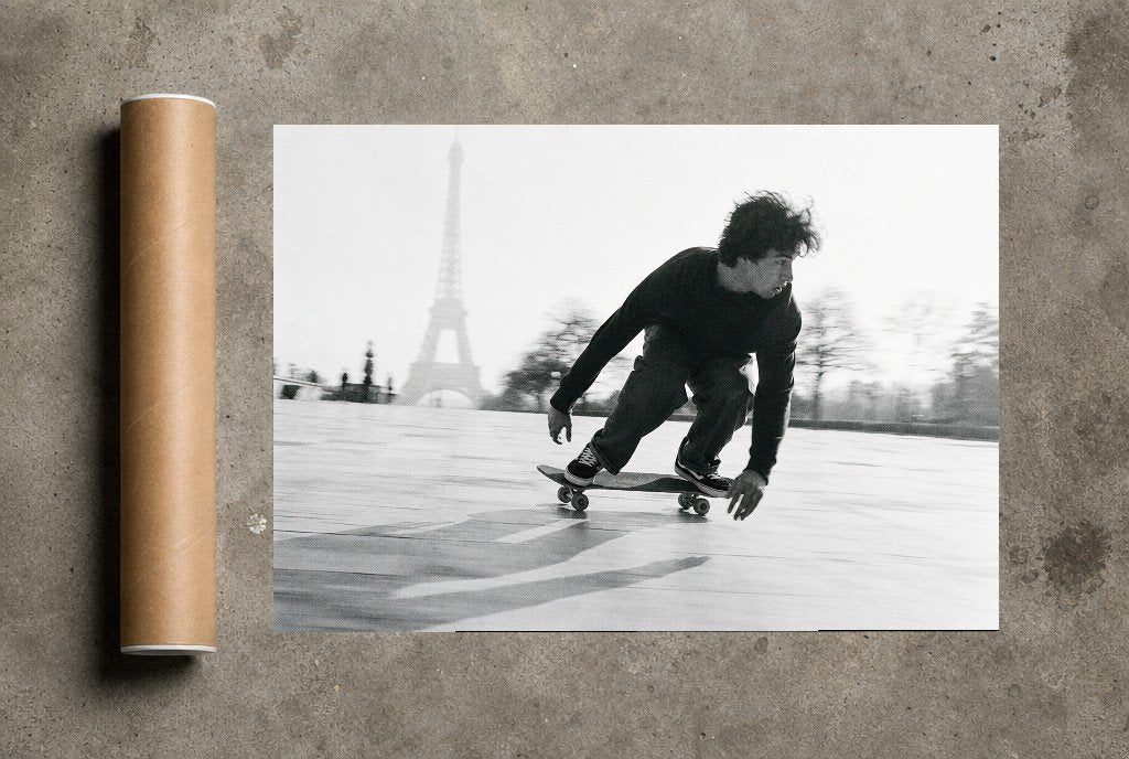 Skate, Tower Behind You, print and shipping tube