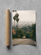 Drop Into the City, print and shipping tube