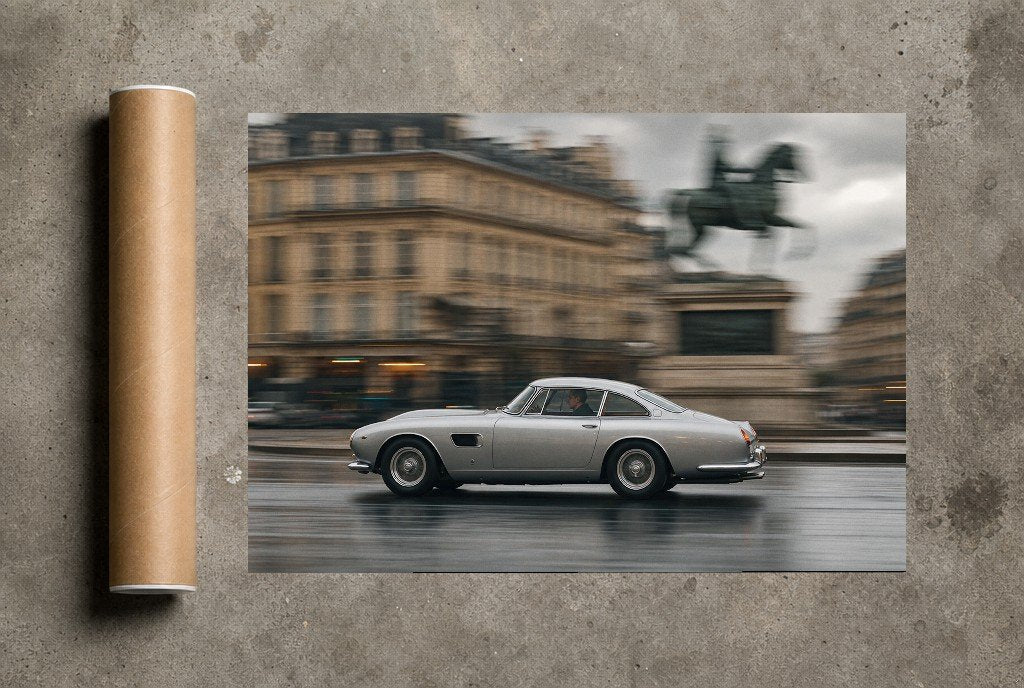 Paris in the Rain, print and shipping tube