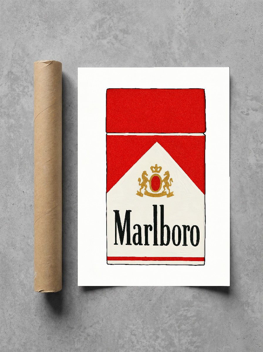 Reds, print and shipping tube