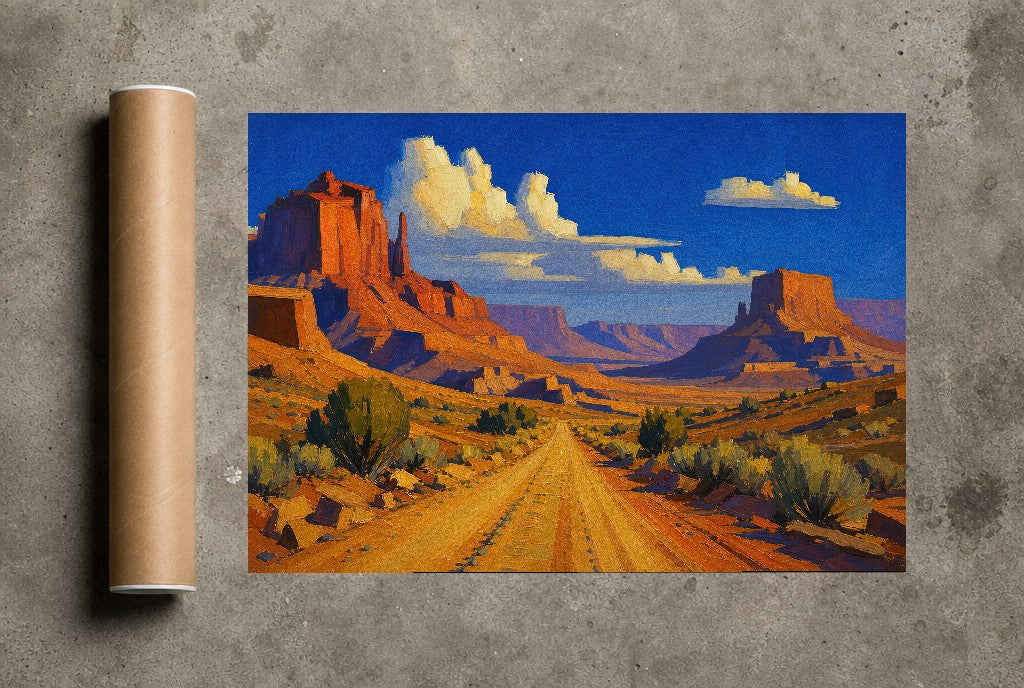 Long Way to Anywhere, print and shipping tube